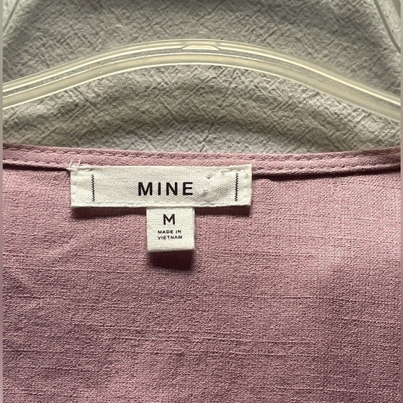 Dust Pink Blouse Size Medium - Picture 3 of 4